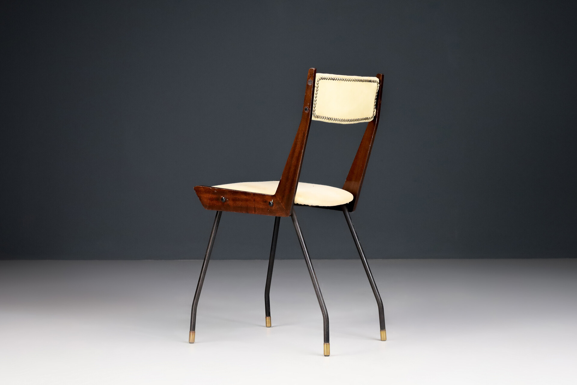 Set of 3 Gianfranco Frattini Chairs, Italy 1950s Mid-20th century