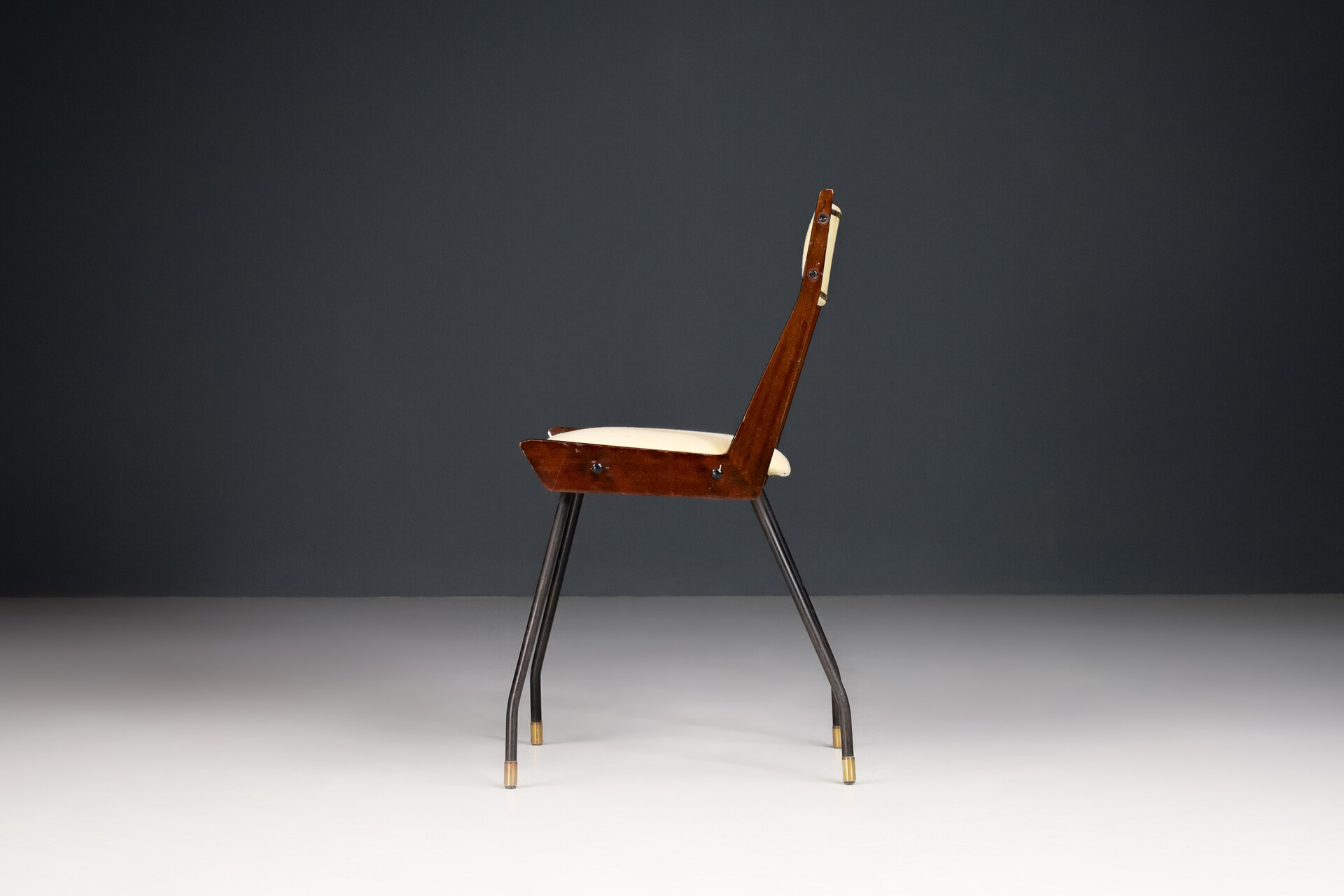 Set of 3 Gianfranco Frattini Chairs, Italy 1950s Mid-20th century