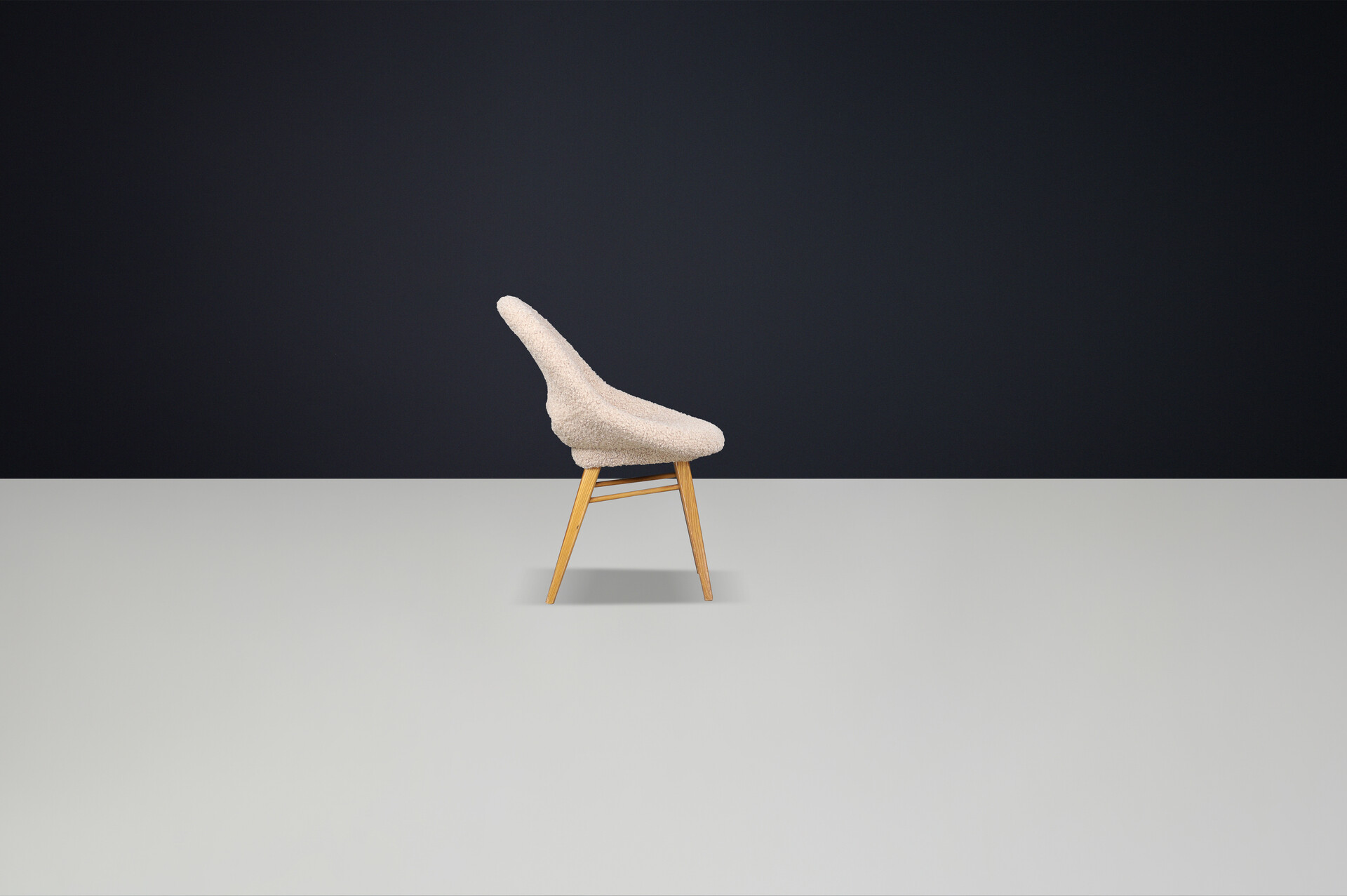 Set of 6 Mid-Century Modern Dining Chairs by Miroslav Navrátil for Vertex, 1960s Mid-20th century
