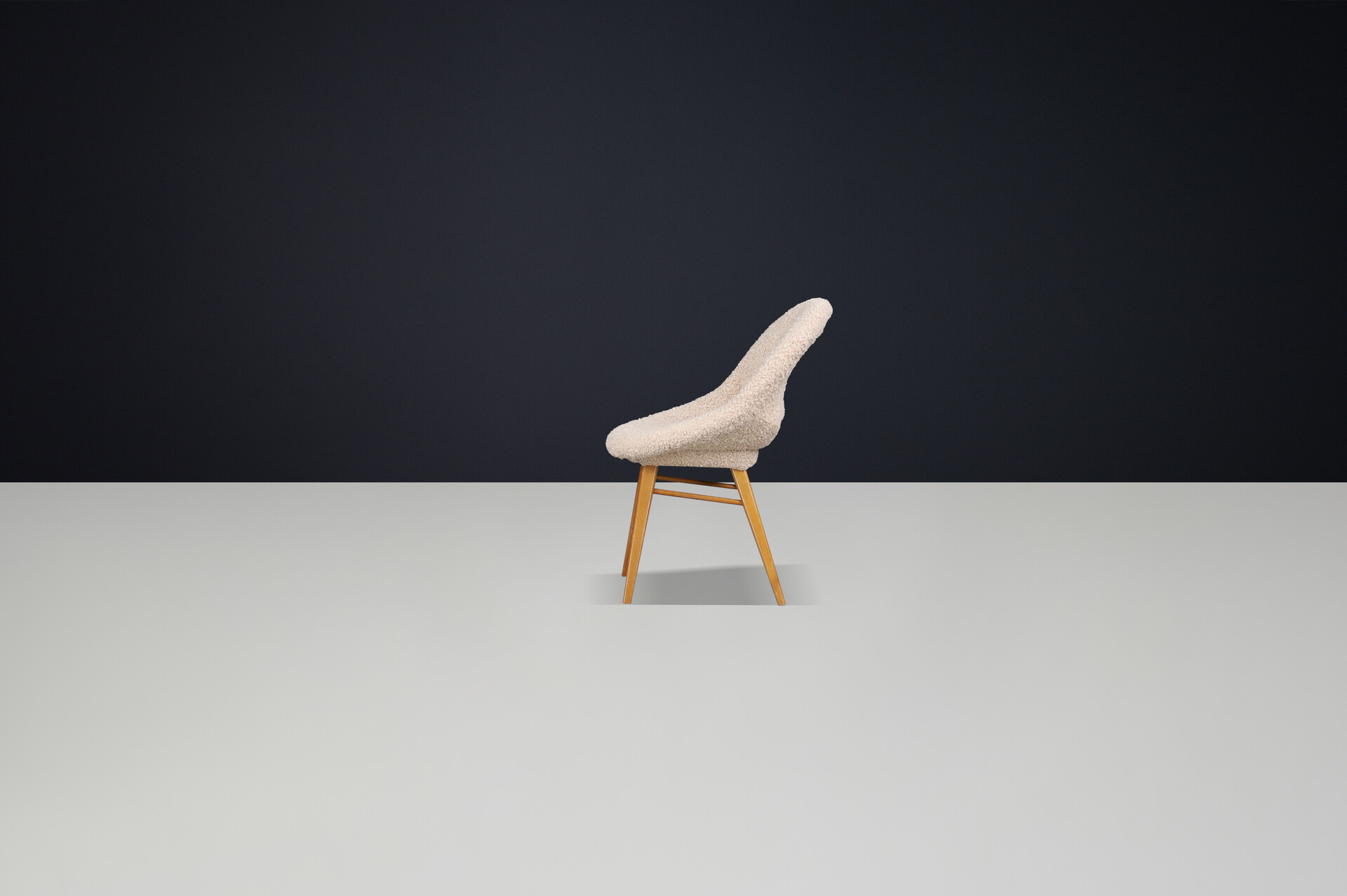 Set of 6 Mid-Century Modern Dining Chairs by Miroslav Navrátil for Vertex, 1960s Mid-20th century
