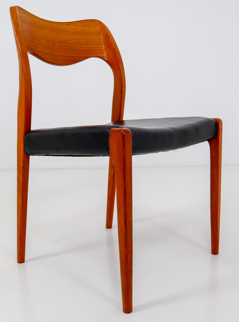Set of Four Niels Otto Møller Dining Chairs by J. L. Møller Møbelfabrik No: 71