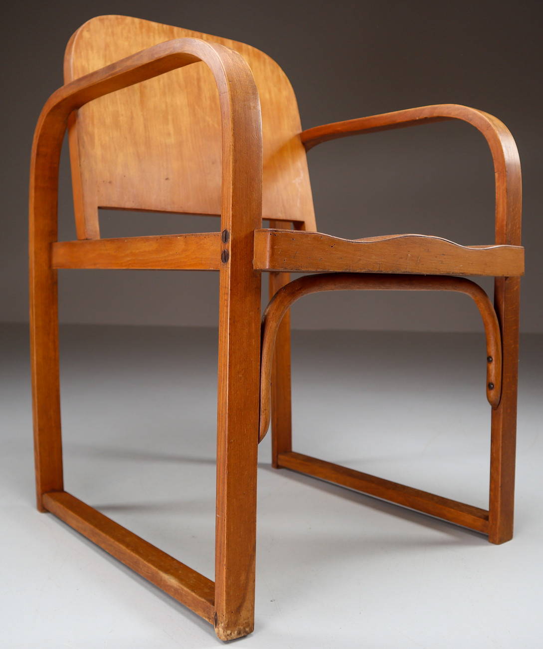 Set/4 Tatra bentwood Armchairs, Model A 745 F, 1930s Early-20th century