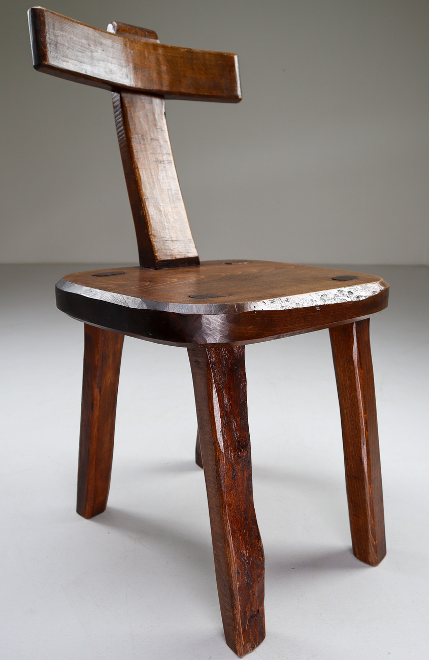 Six Sculptural Chairs by Olavi Hänninen for Mikko Nupponen, Finland, 1950s Mid-20th century