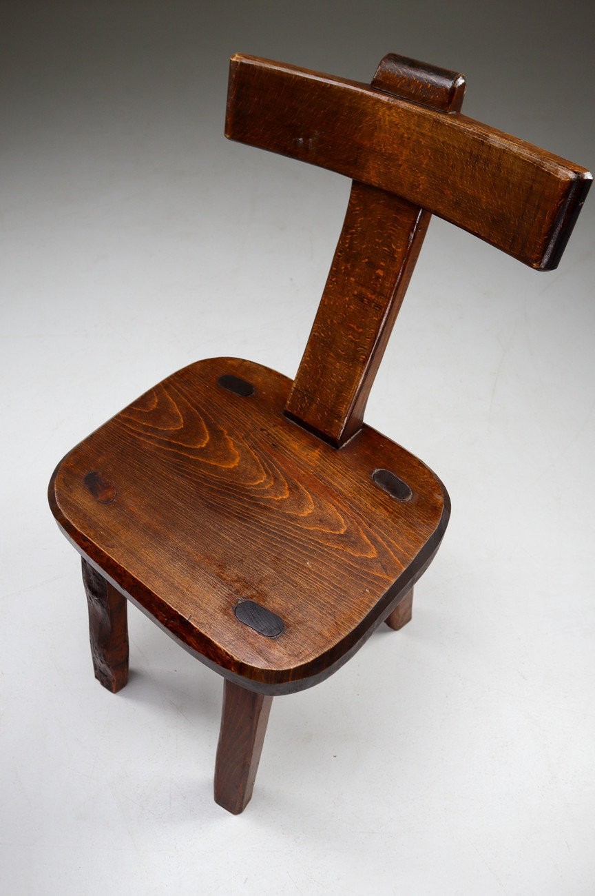 Six Sculptural Chairs by Olavi Hänninen for Mikko Nupponen, Finland, 1950s Mid-20th century