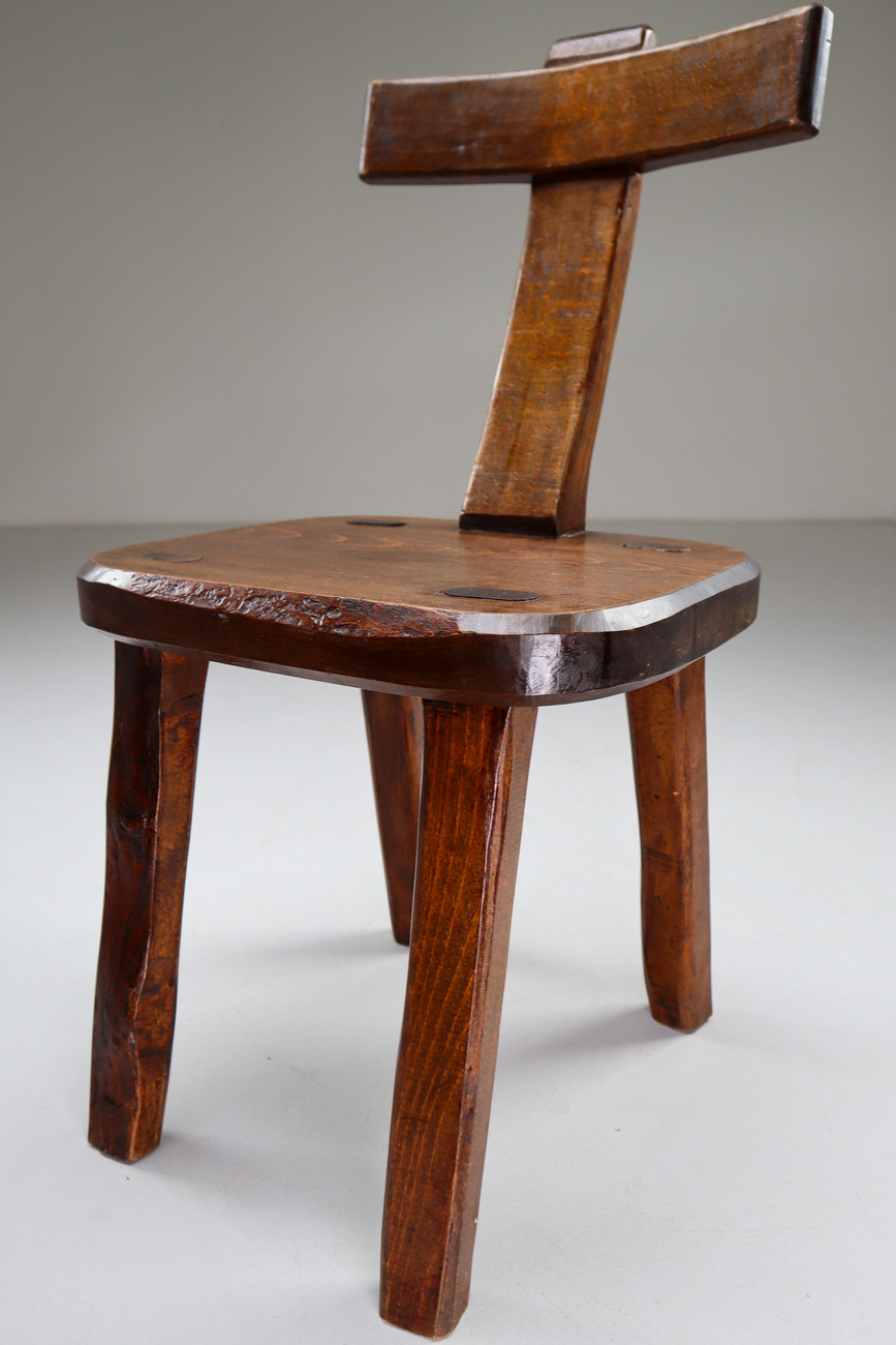 Six Sculptural Chairs by Olavi Hänninen for Mikko Nupponen, Finland, 1950s Mid-20th century
