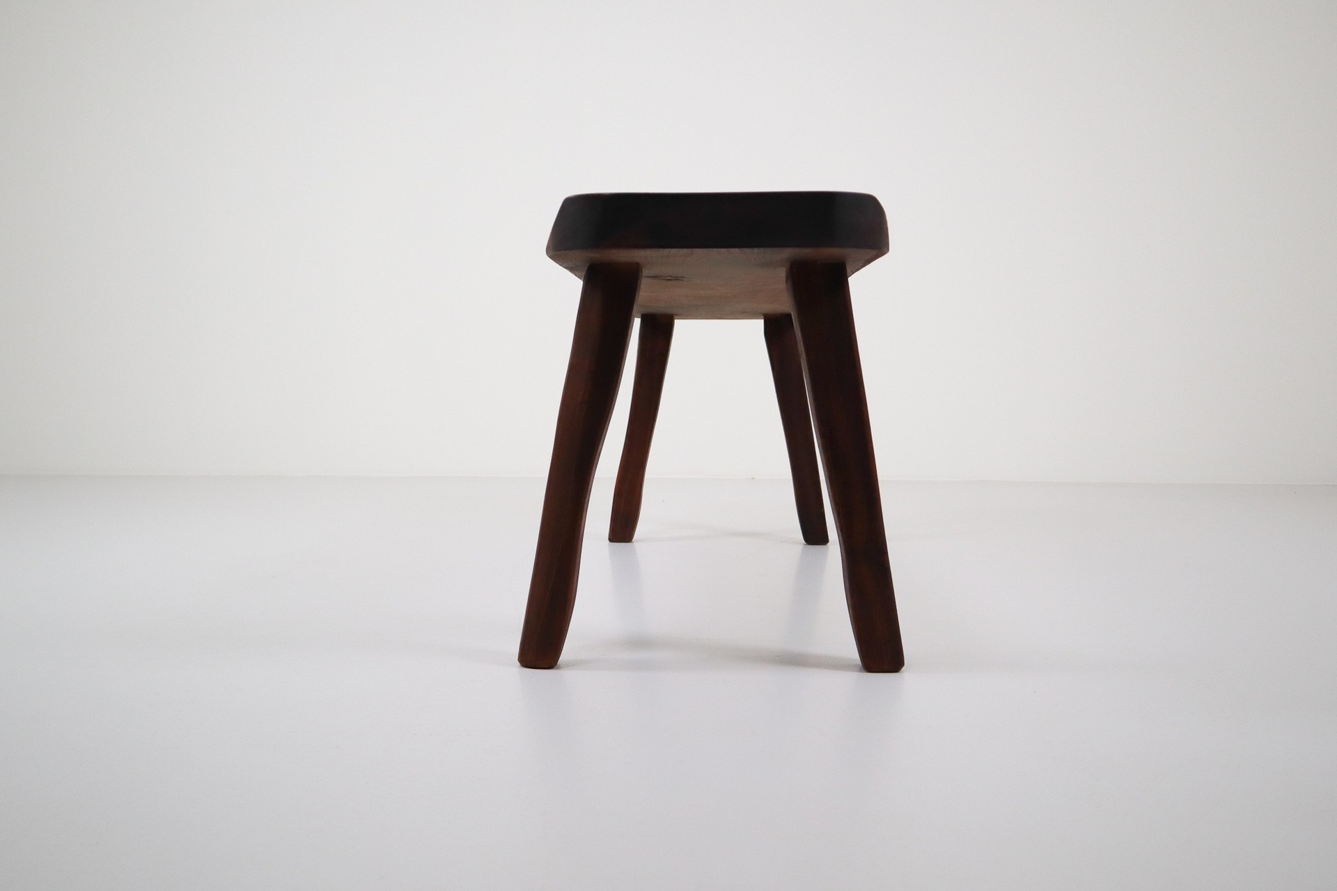 Small Sculptural Bench by Olavi Hänninen for Mikko Nupponen, Finland, 1950s Mid-20th century