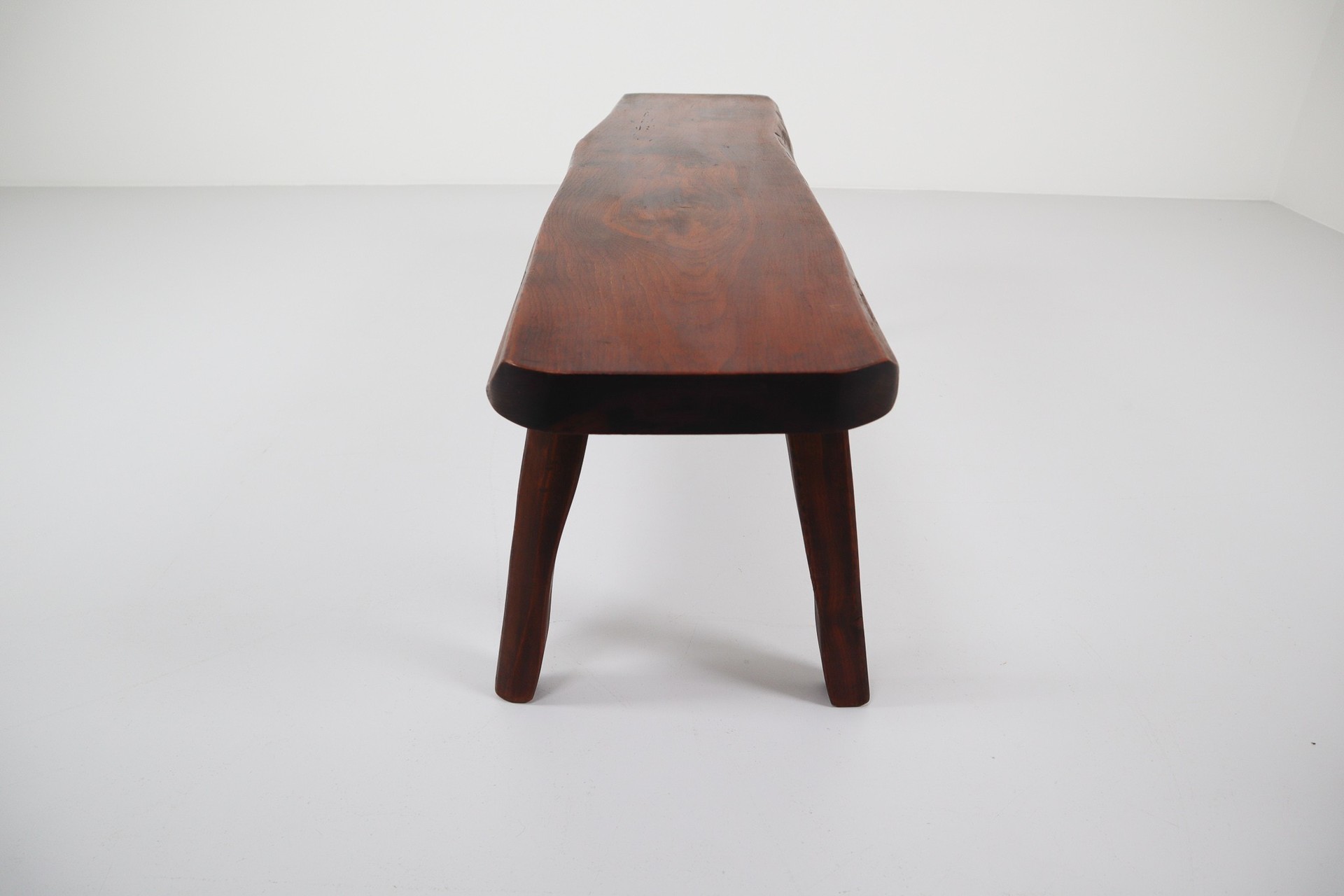 Small Sculptural Bench by Olavi Hänninen for Mikko Nupponen, Finland, 1950s Mid-20th century