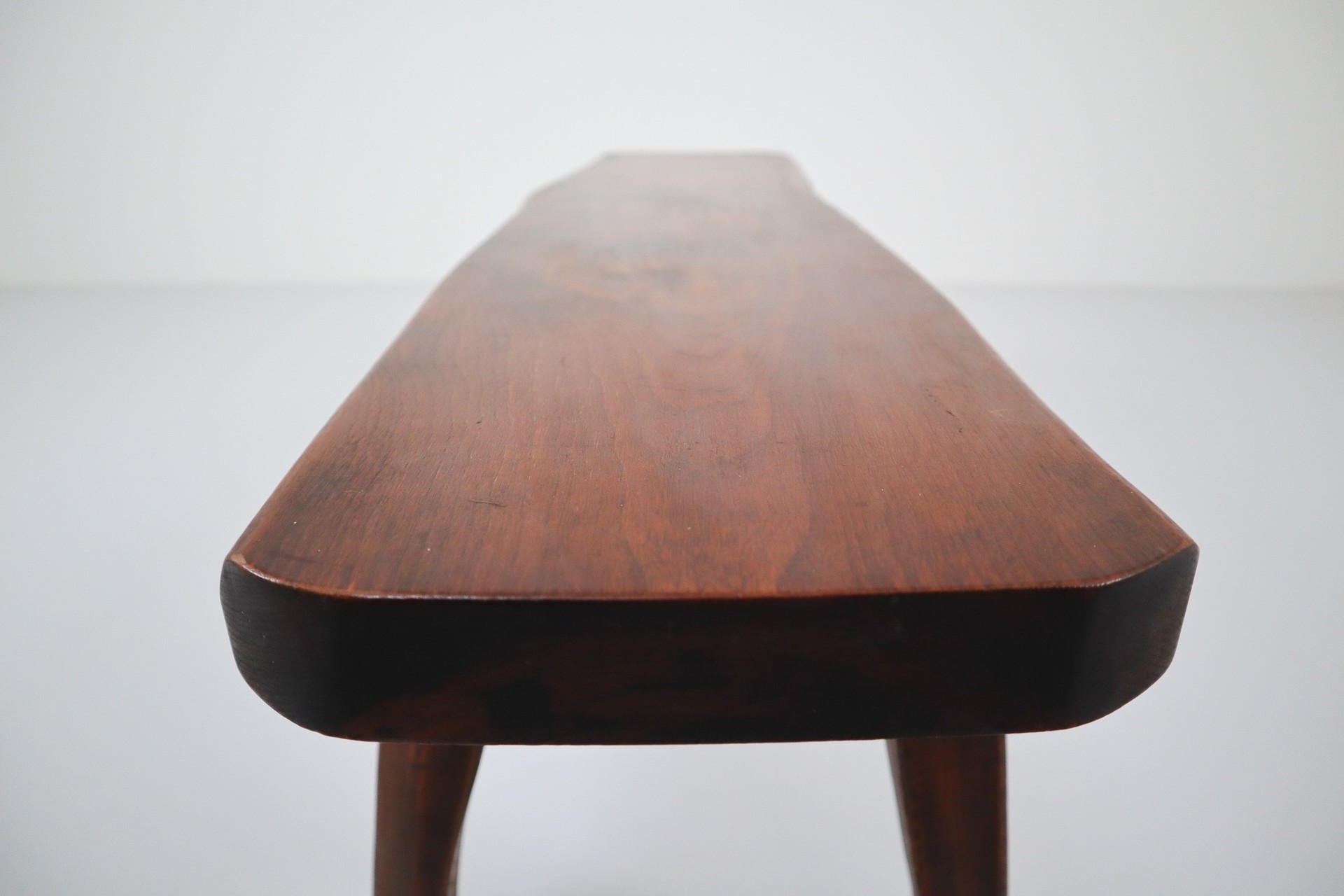 Small Sculptural Bench by Olavi Hänninen for Mikko Nupponen, Finland, 1950s Mid-20th century