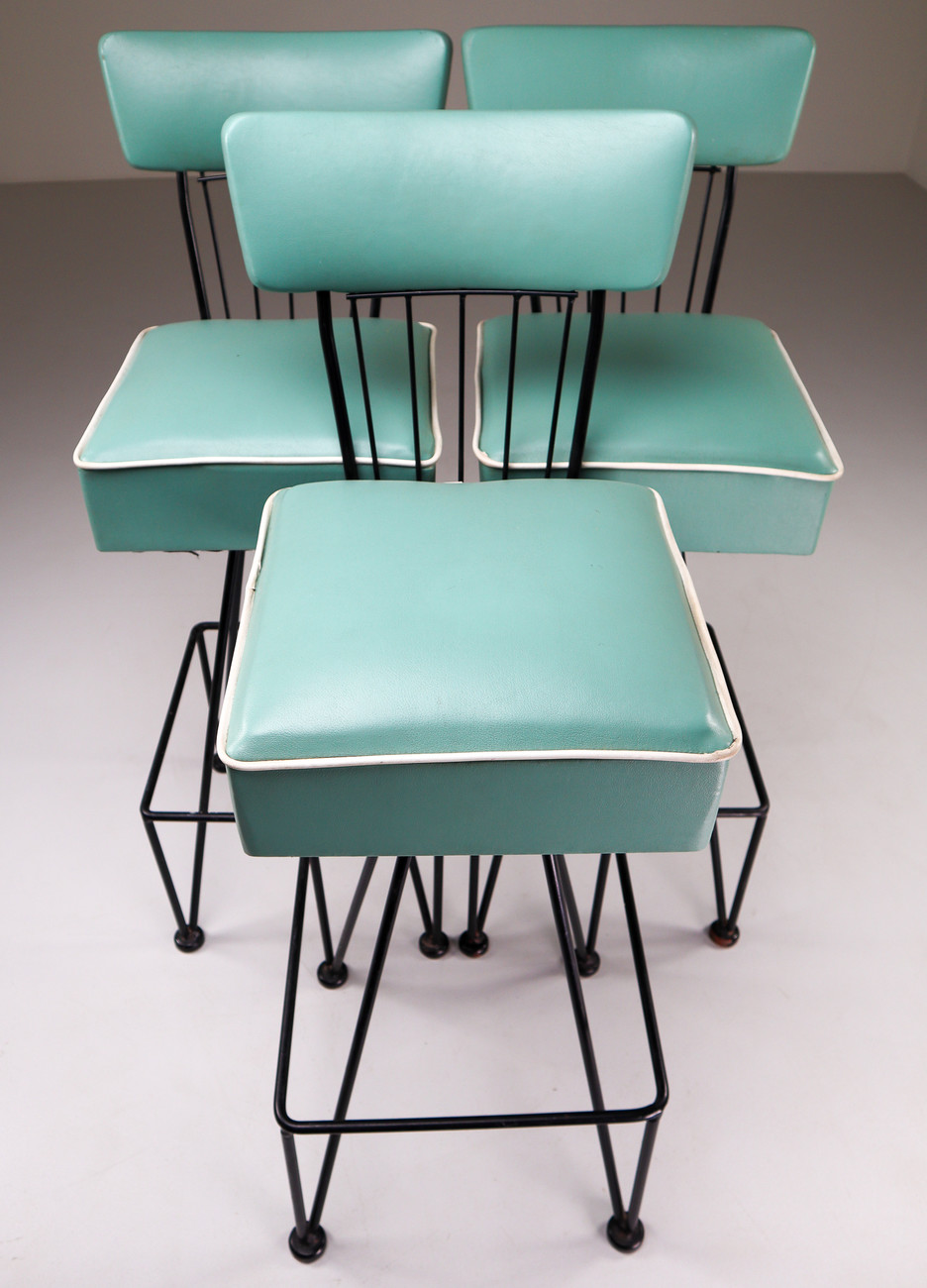 Tiffany blue online bar stools