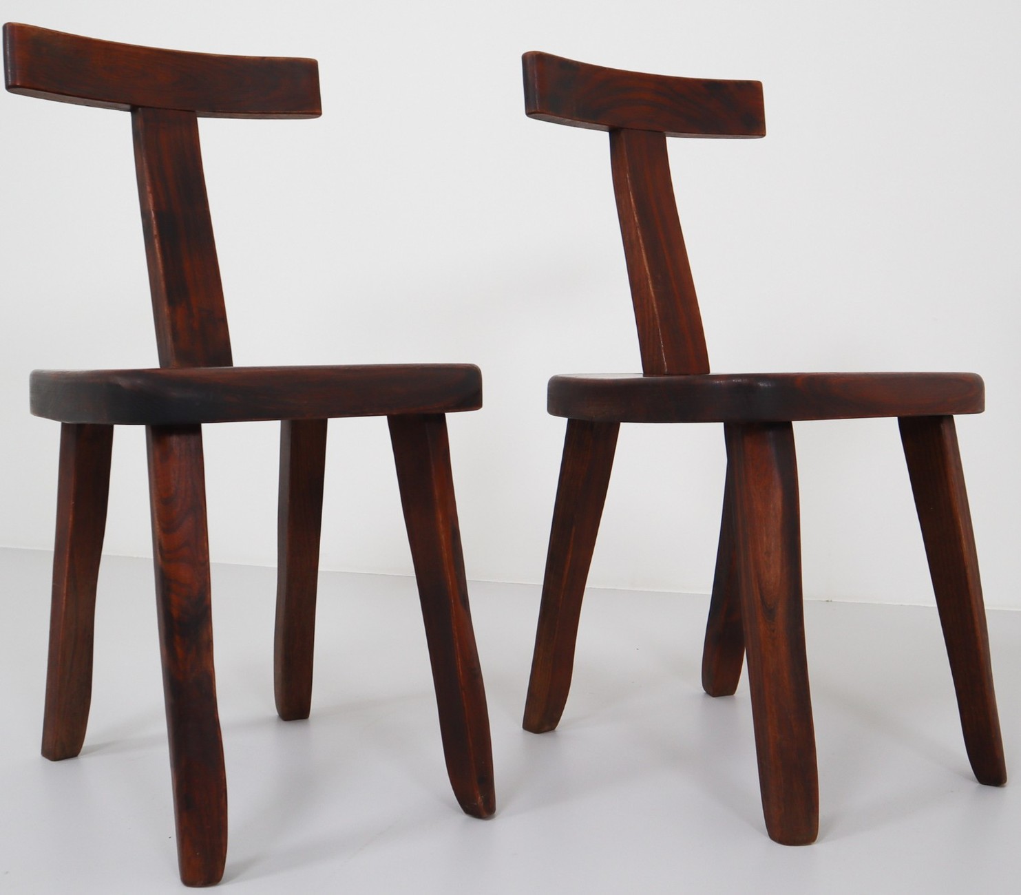  Two Sculptural Chairs by Olavi Hänninen for Mikko Nupponen, Finland, 1950s Mid-20th century