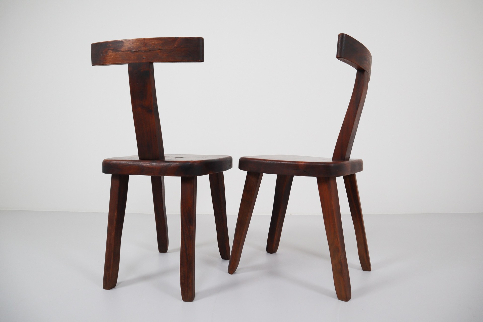  Two Sculptural Chairs by Olavi Hänninen for Mikko Nupponen, Finland, 1950s Mid-20th century