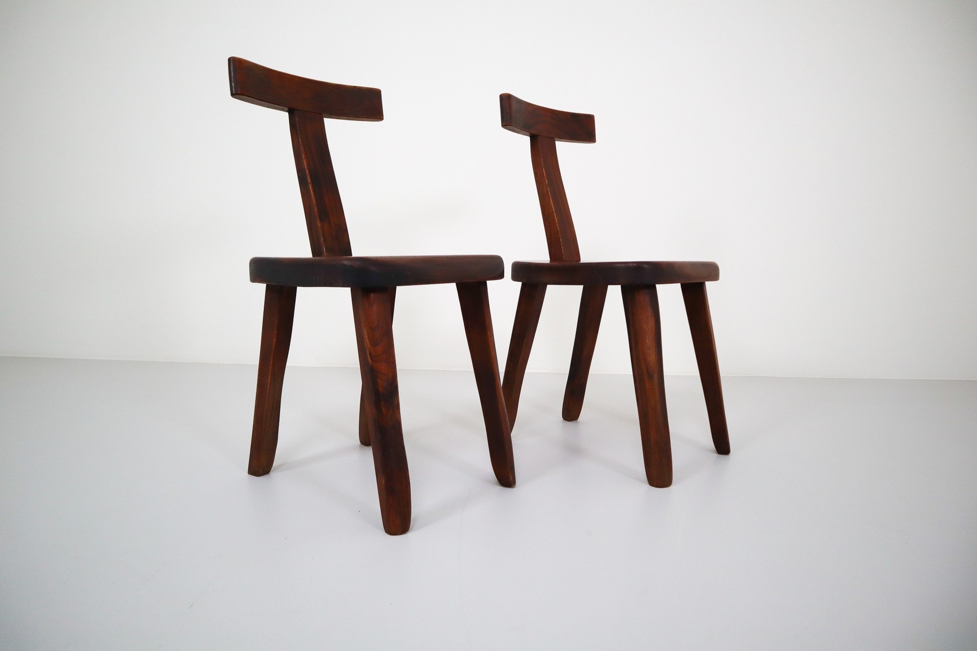  Two Sculptural Chairs by Olavi Hänninen for Mikko Nupponen, Finland, 1950s Mid-20th century