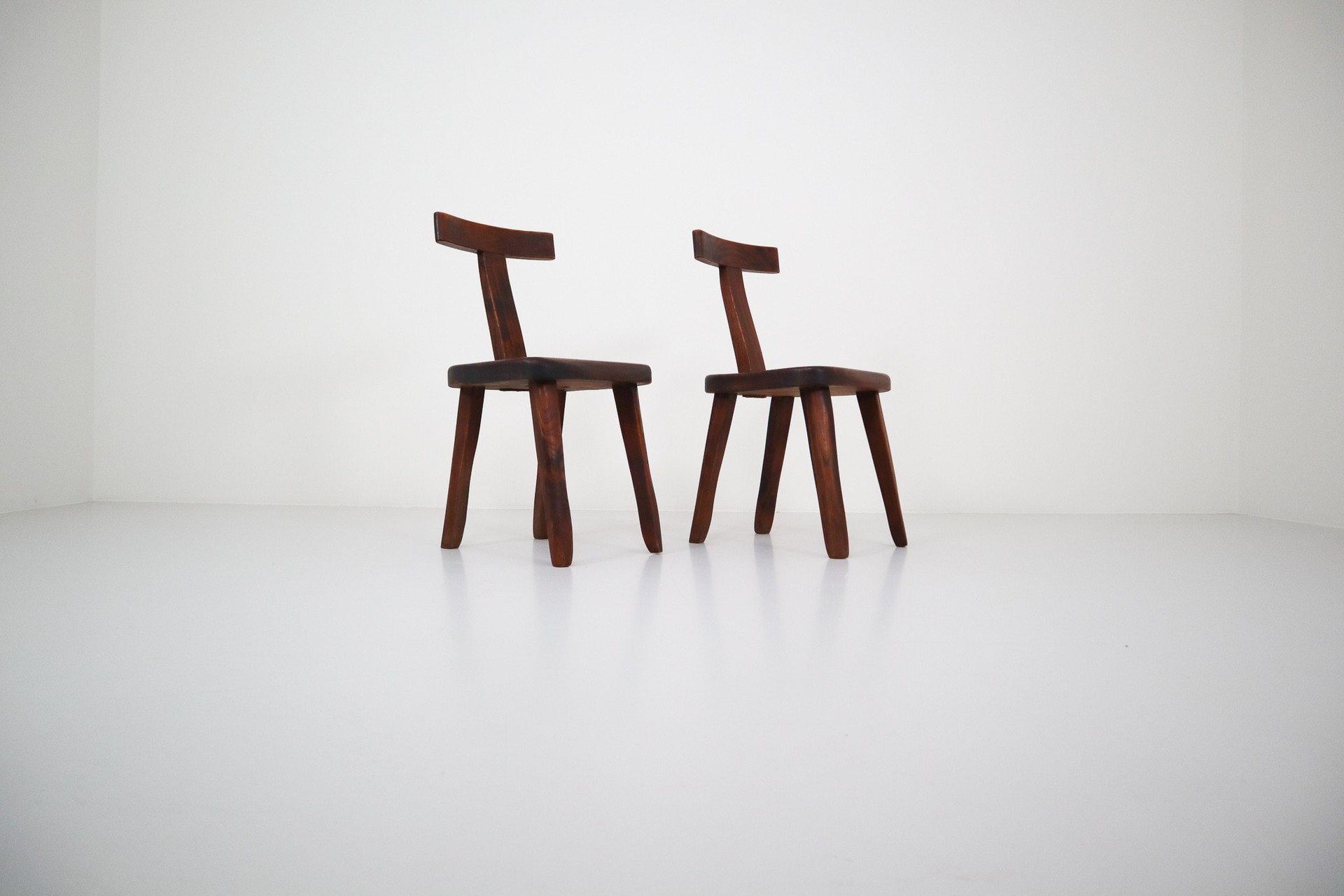  Two Sculptural Chairs by Olavi Hänninen for Mikko Nupponen, Finland, 1950s Mid-20th century