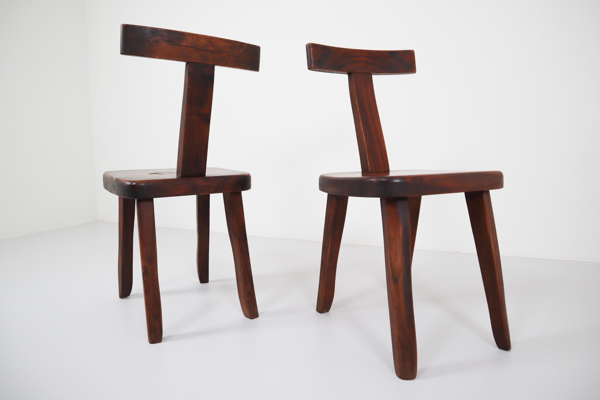  Two Sculptural Chairs by Olavi Hänninen for Mikko Nupponen, Finland, 1950s Mid-20th century