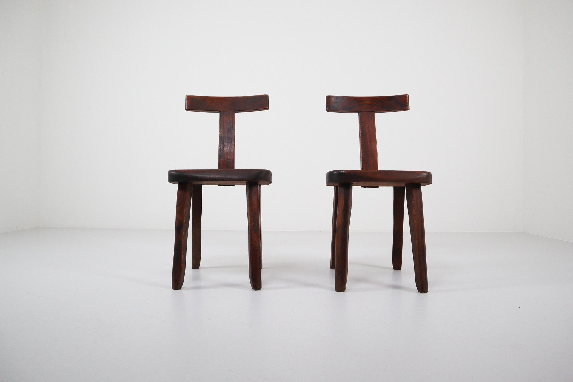  Two Sculptural Chairs by Olavi Hänninen for Mikko Nupponen, Finland, 1950s Mid-20th century