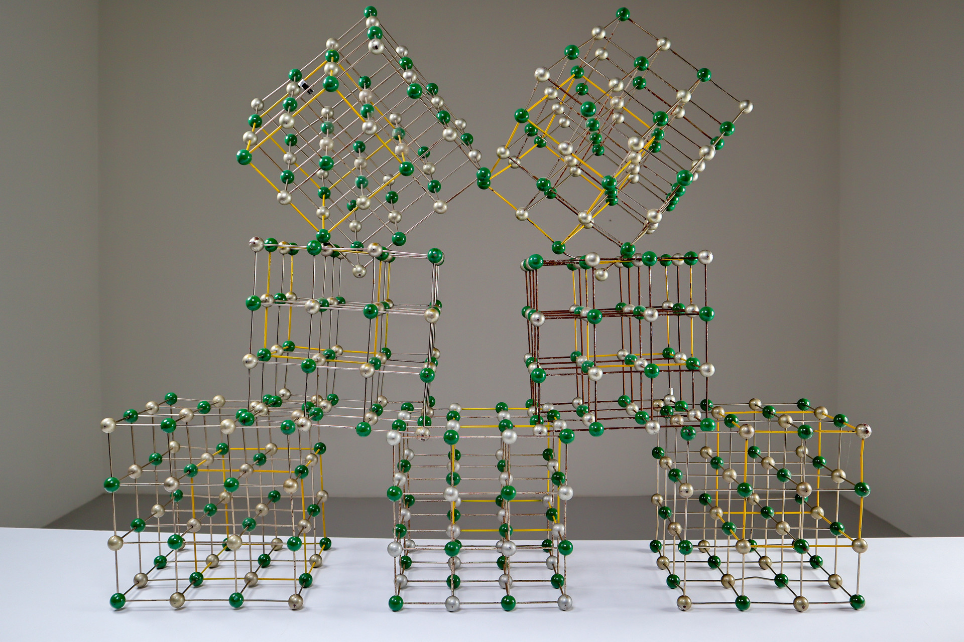 Various Molecular model Structures from Prague 1950s Mid-20th century