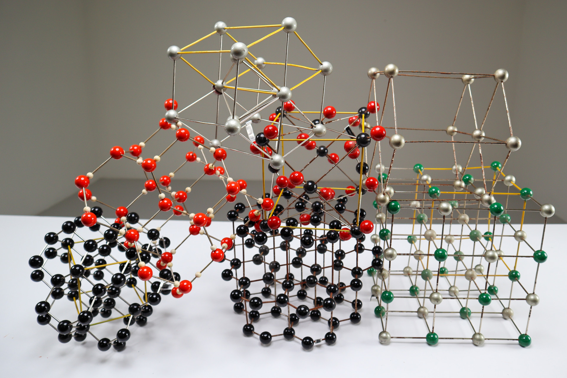 Various Molecular model Structures from Prague 1950s Mid-20th century