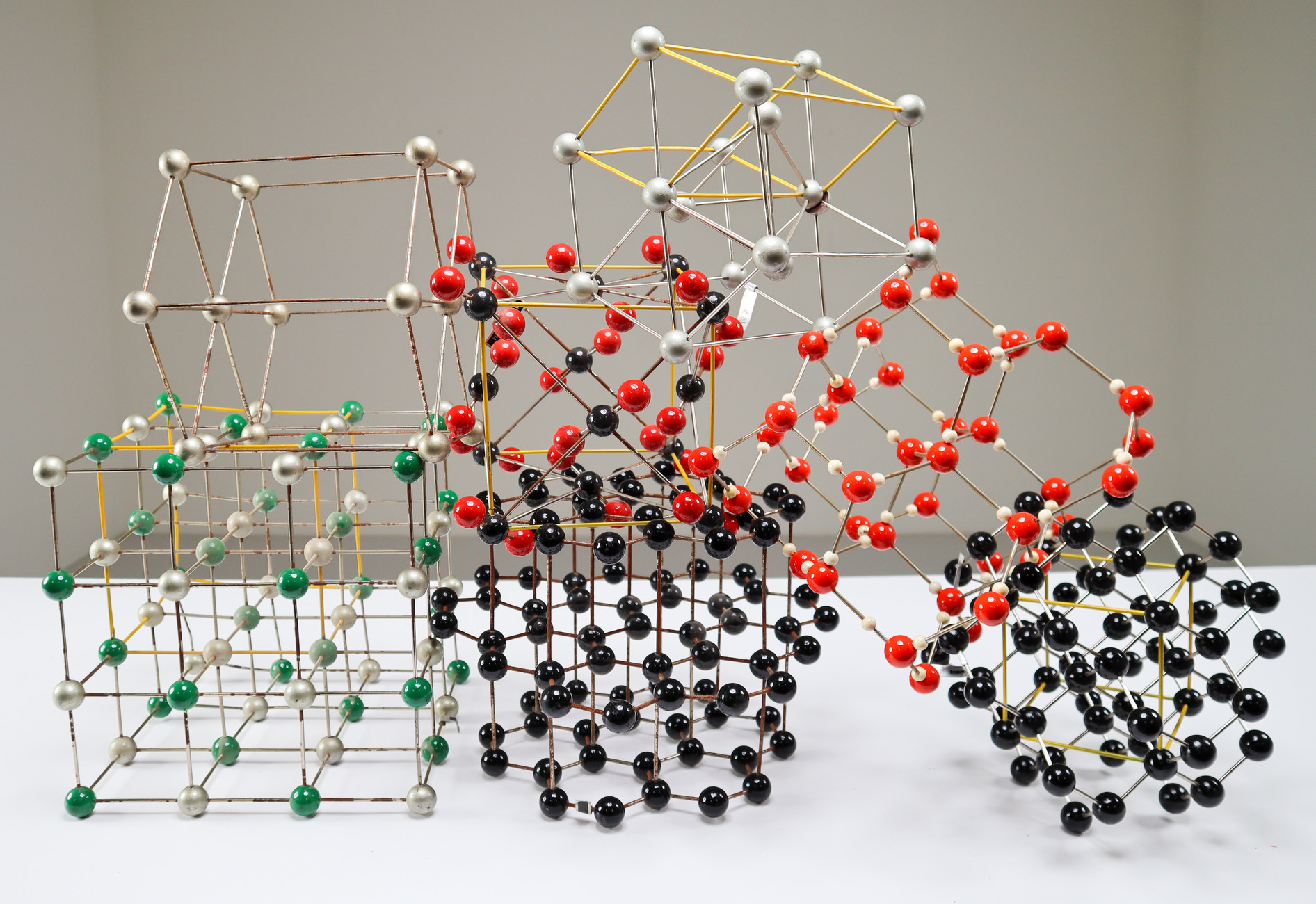 Various Molecular model Structures from Prague 1950s Mid-20th century
