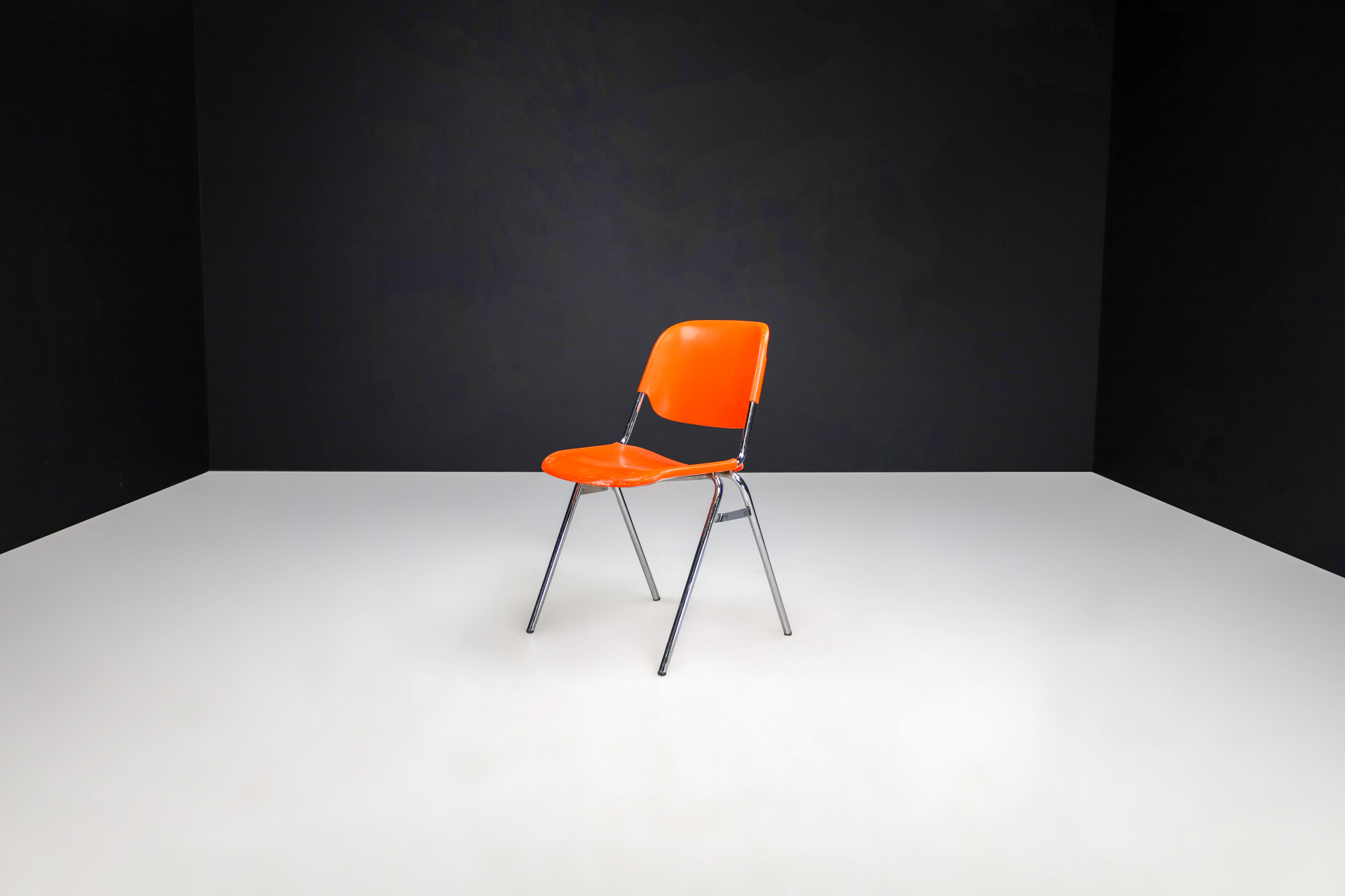 Vintage Chrome and plastic chairs, 1970s Late-20th century