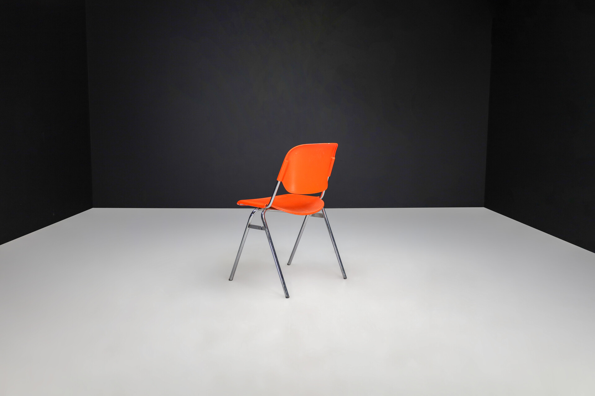 Vintage Chrome and plastic chairs, 1970s Late-20th century