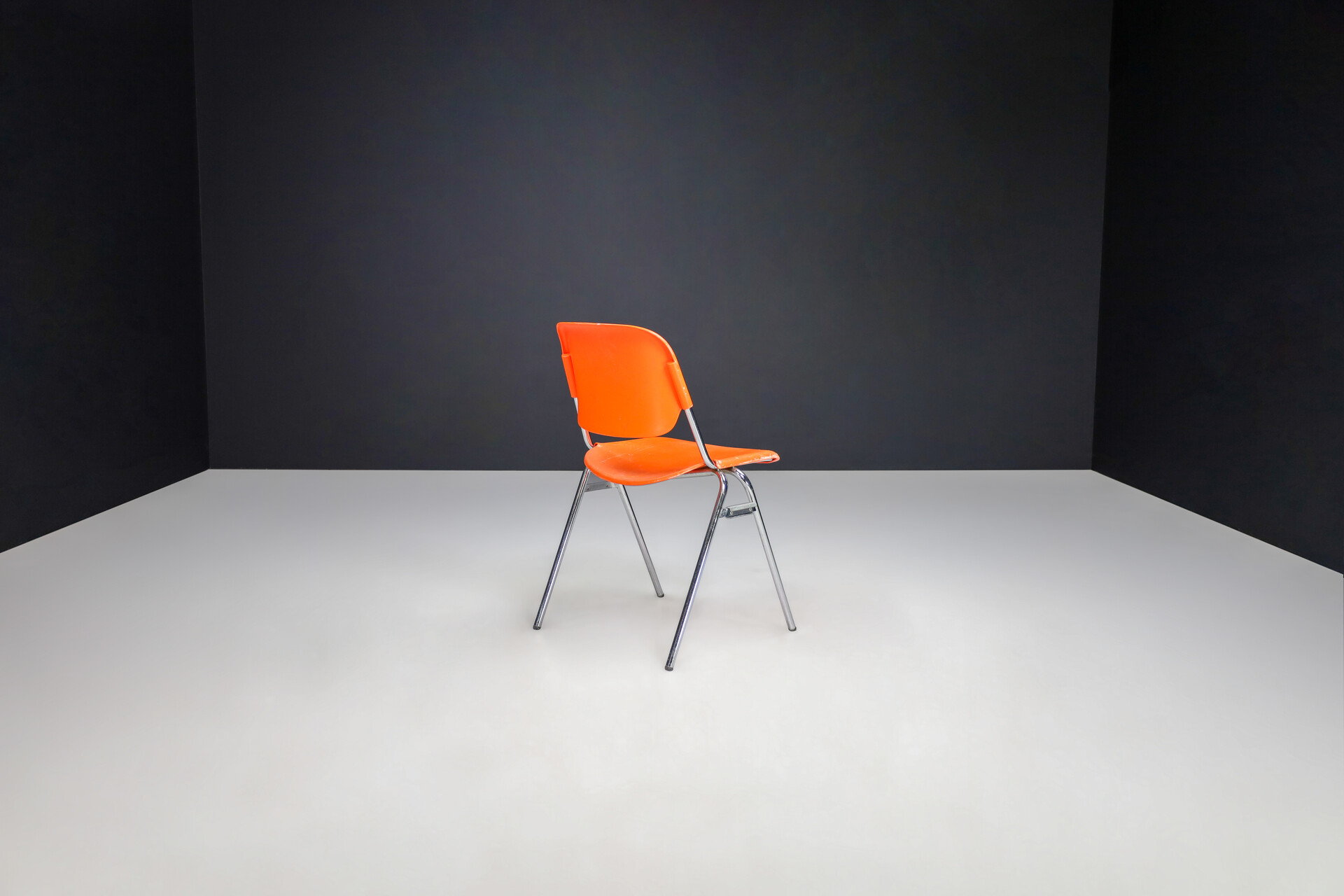 Vintage Chrome and plastic chairs, 1970s Late-20th century