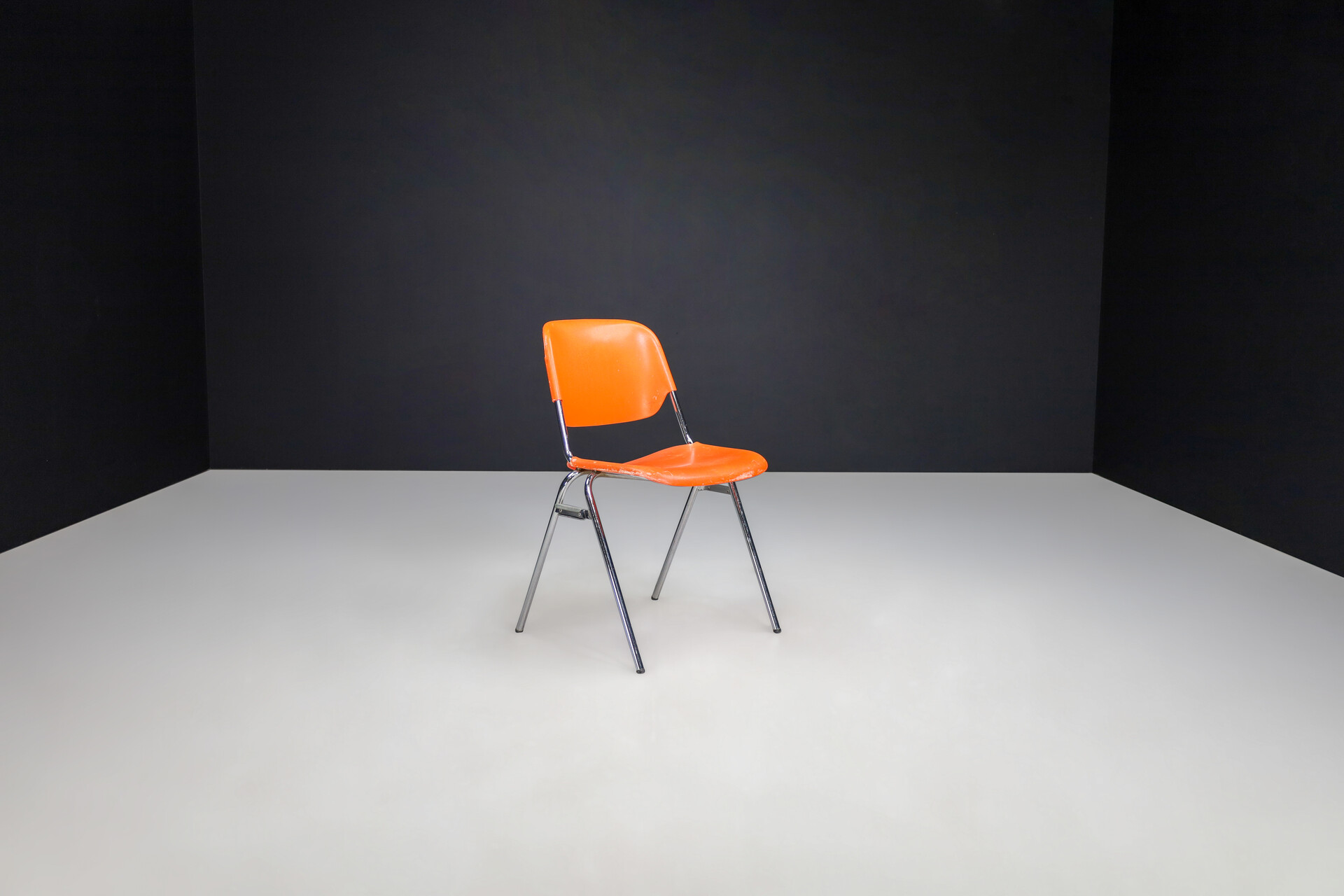 Vintage Chrome and plastic chairs, 1970s Late-20th century
