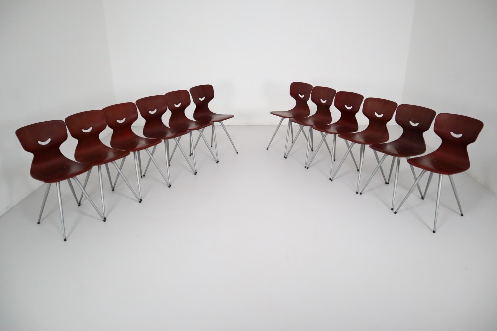 Vintage Dutch Galvanitas Chairs Wholesale The netherlands Mid-20th century