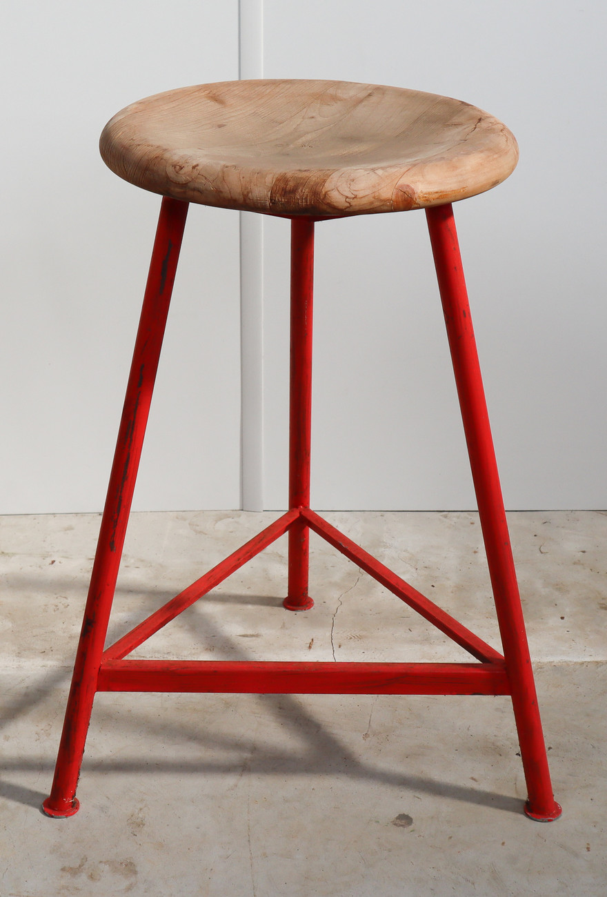 Vintage industrial stools Late-20th century