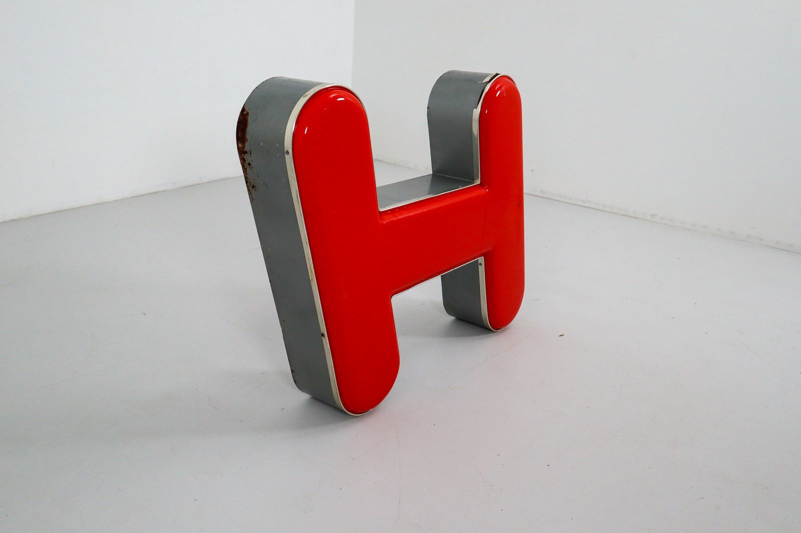 Vintage Letter U, 1950s