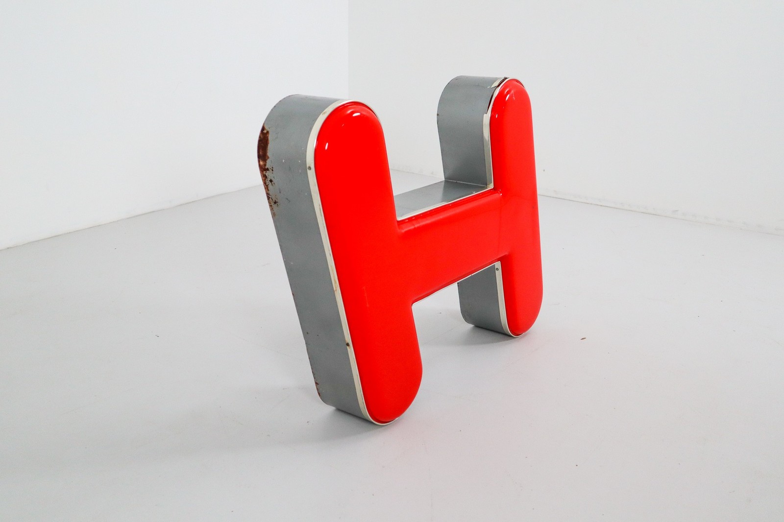 Vintage Letter U, 1950s