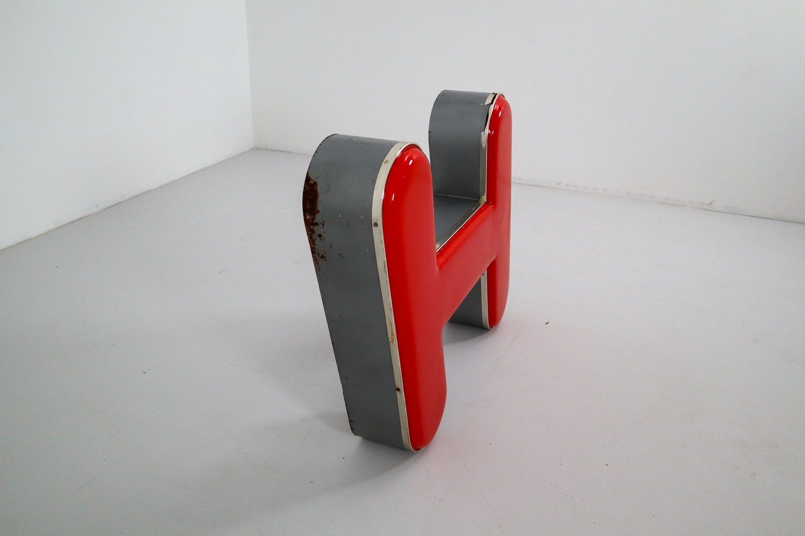 Vintage Letter U, 1950s