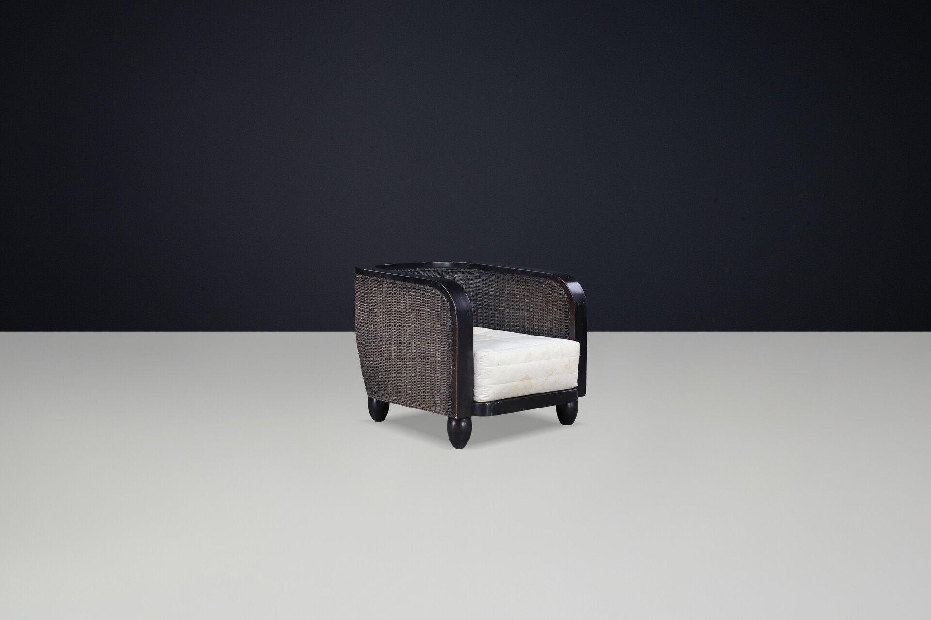 Vintage Lobby armchair by Lambert, Germany 1980s Late-20th century