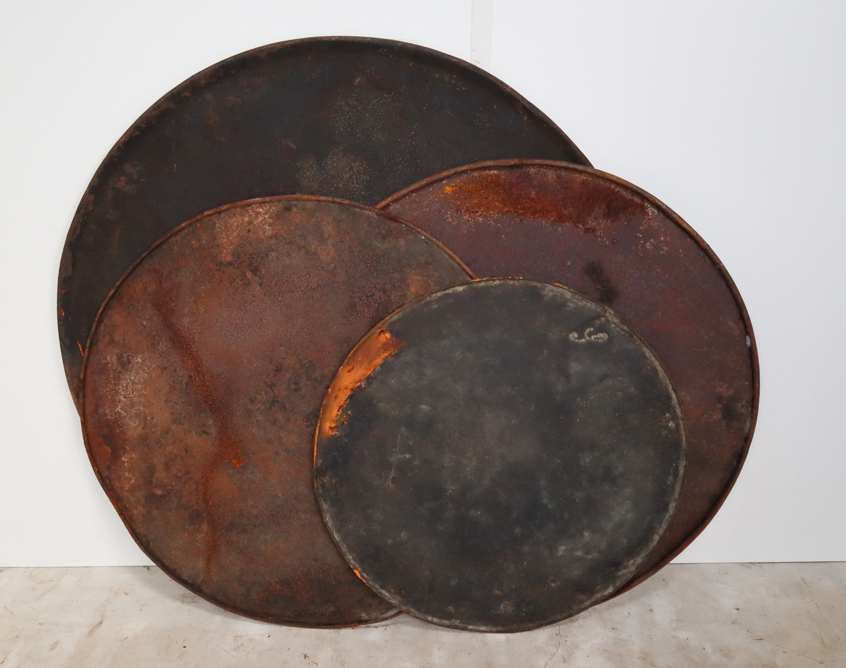 Vintage Metal Bread Boards, Germany Mid-20th century