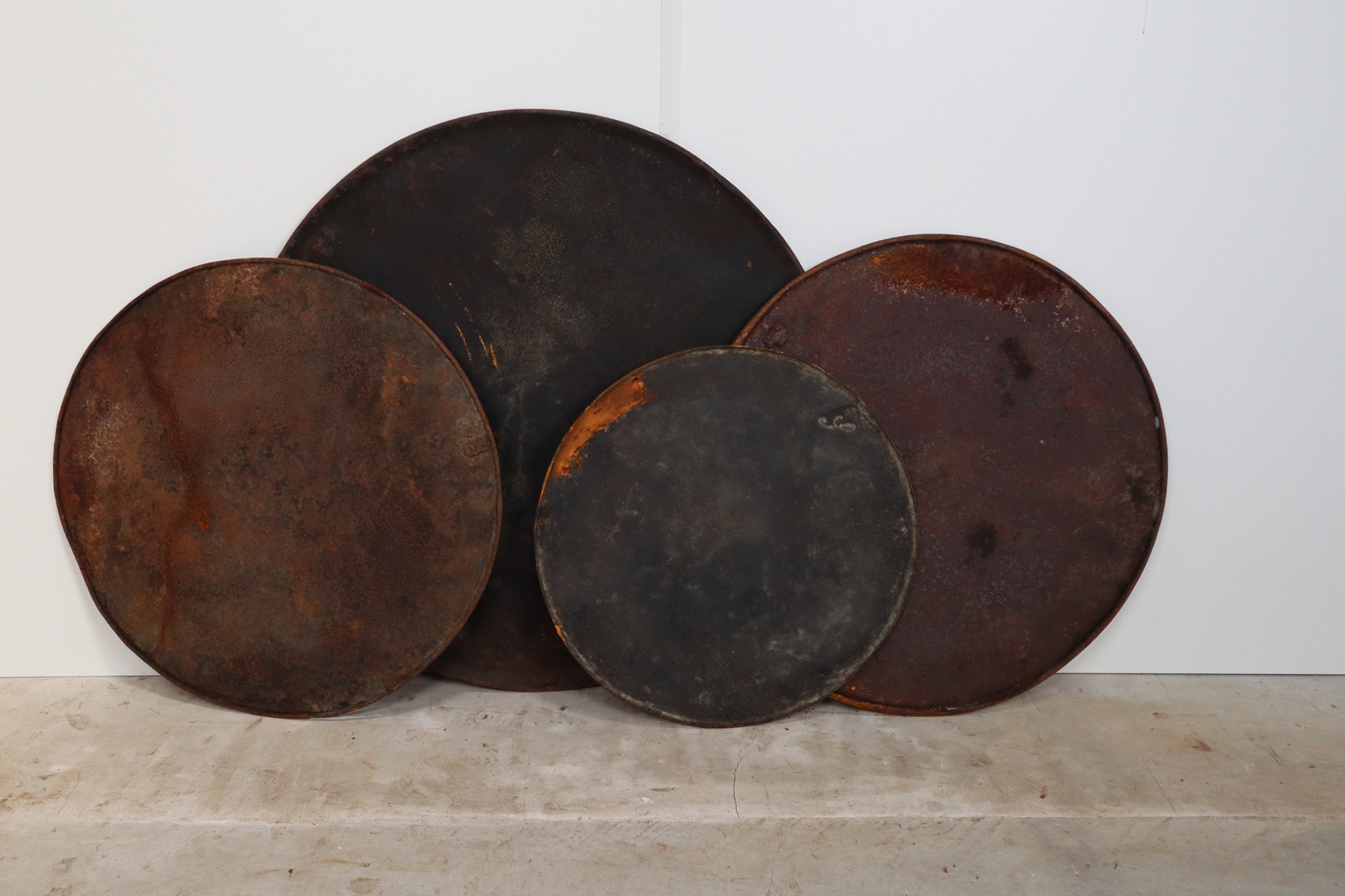 Vintage Metal Bread Boards, Germany Mid-20th century