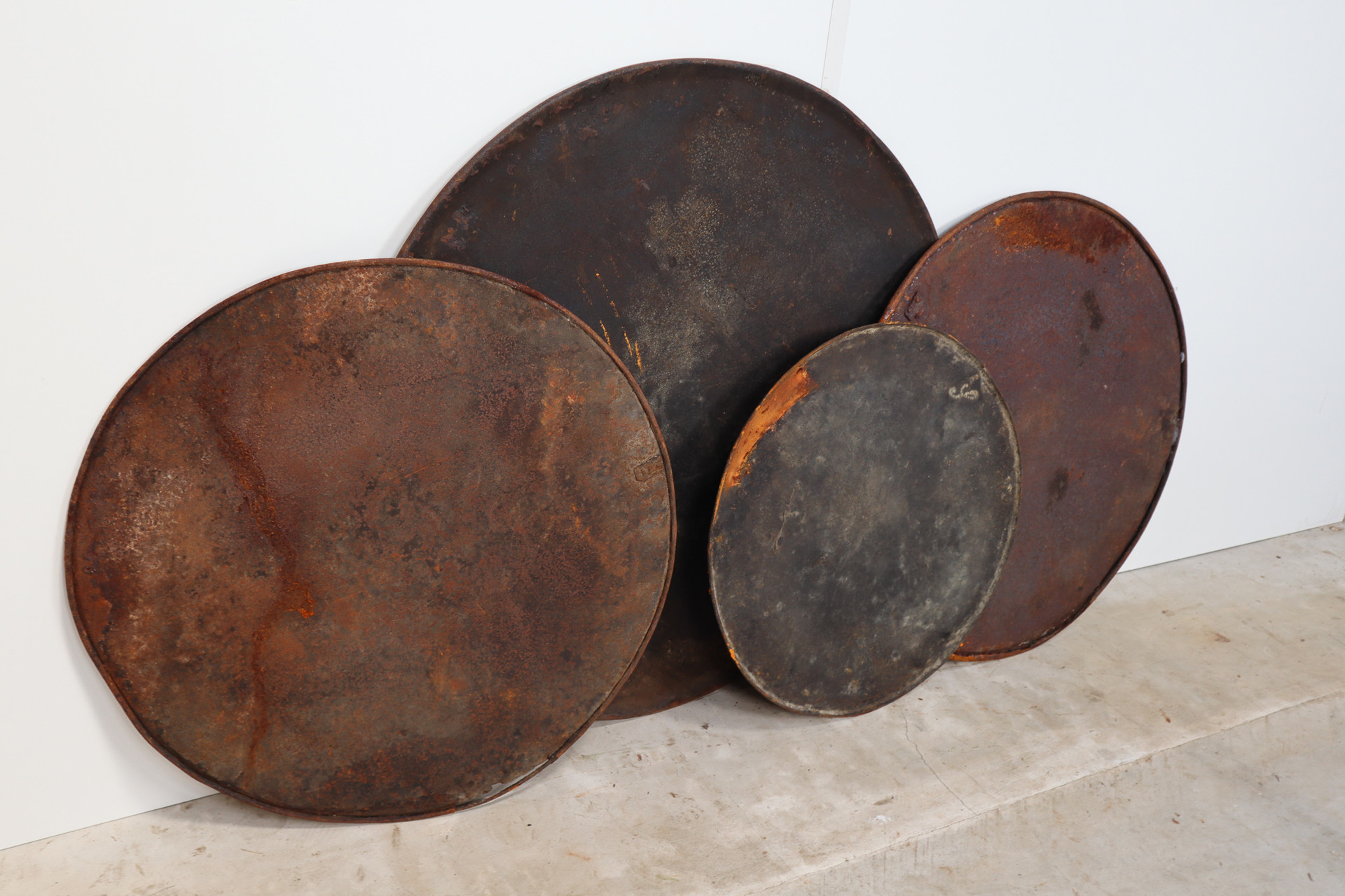 Vintage Metal Bread Boards, Germany Mid-20th century
