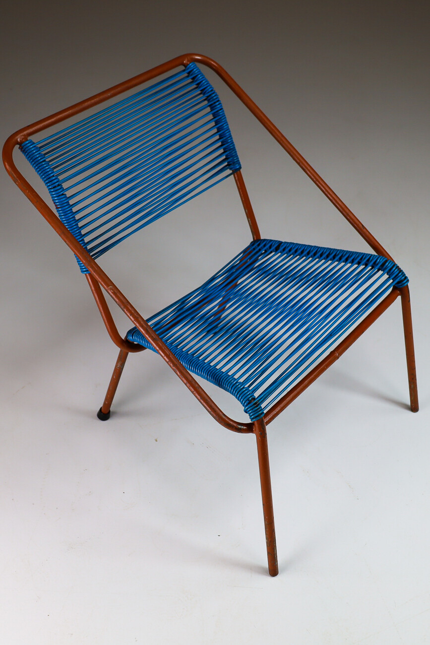 Vintage Spaghetti garden chair , France 1970s Late-20th century