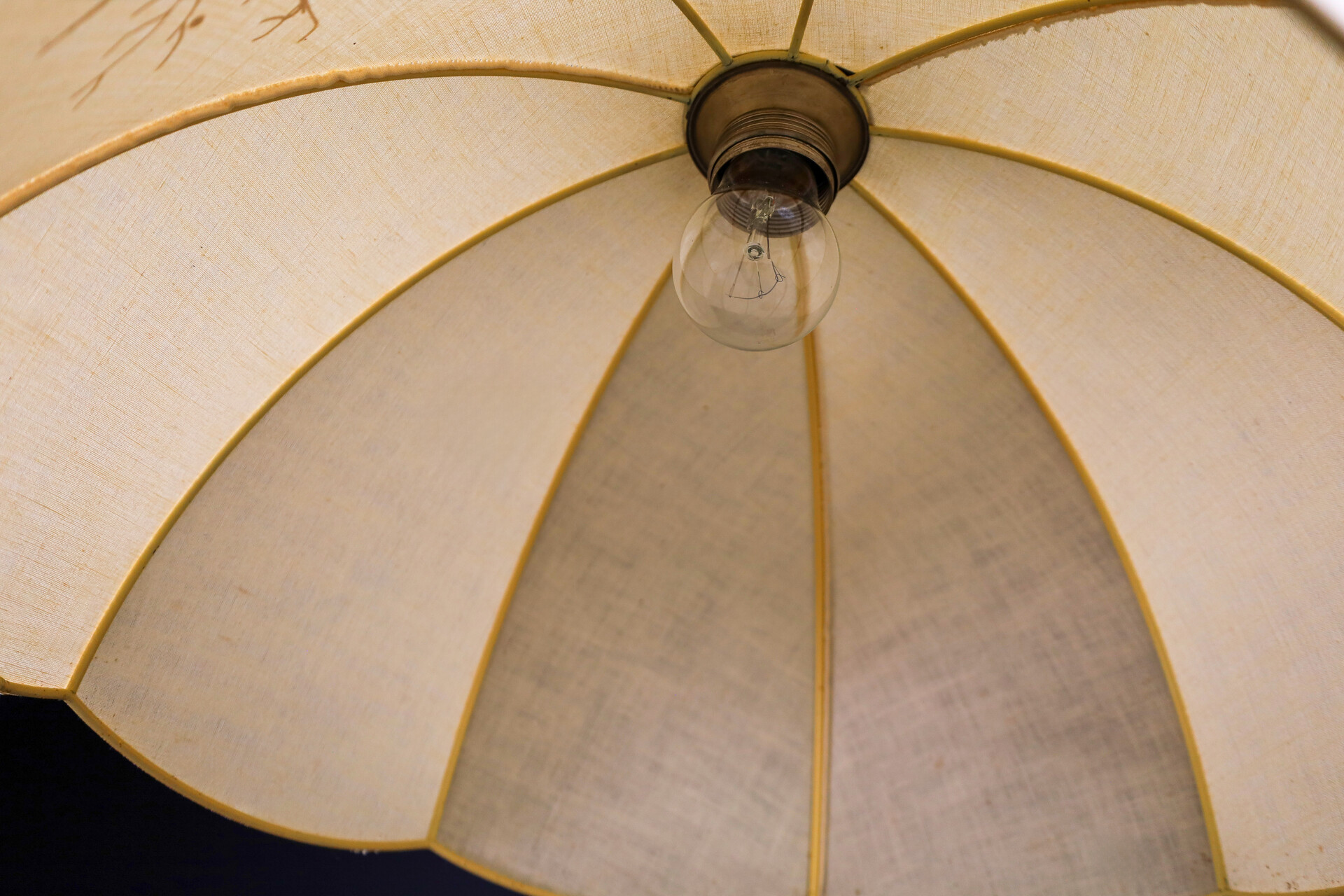 Walnut Art Deco Floorlamp Praque 1920 Early-20th century