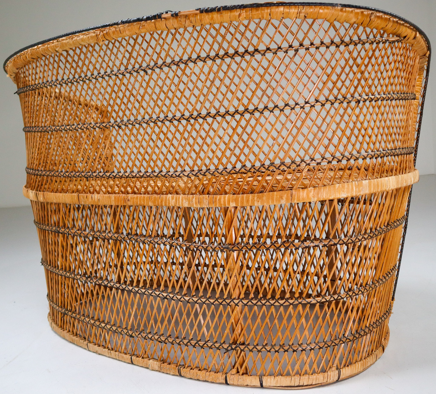 Wicker Garden or Patio Bench Austria 20th century