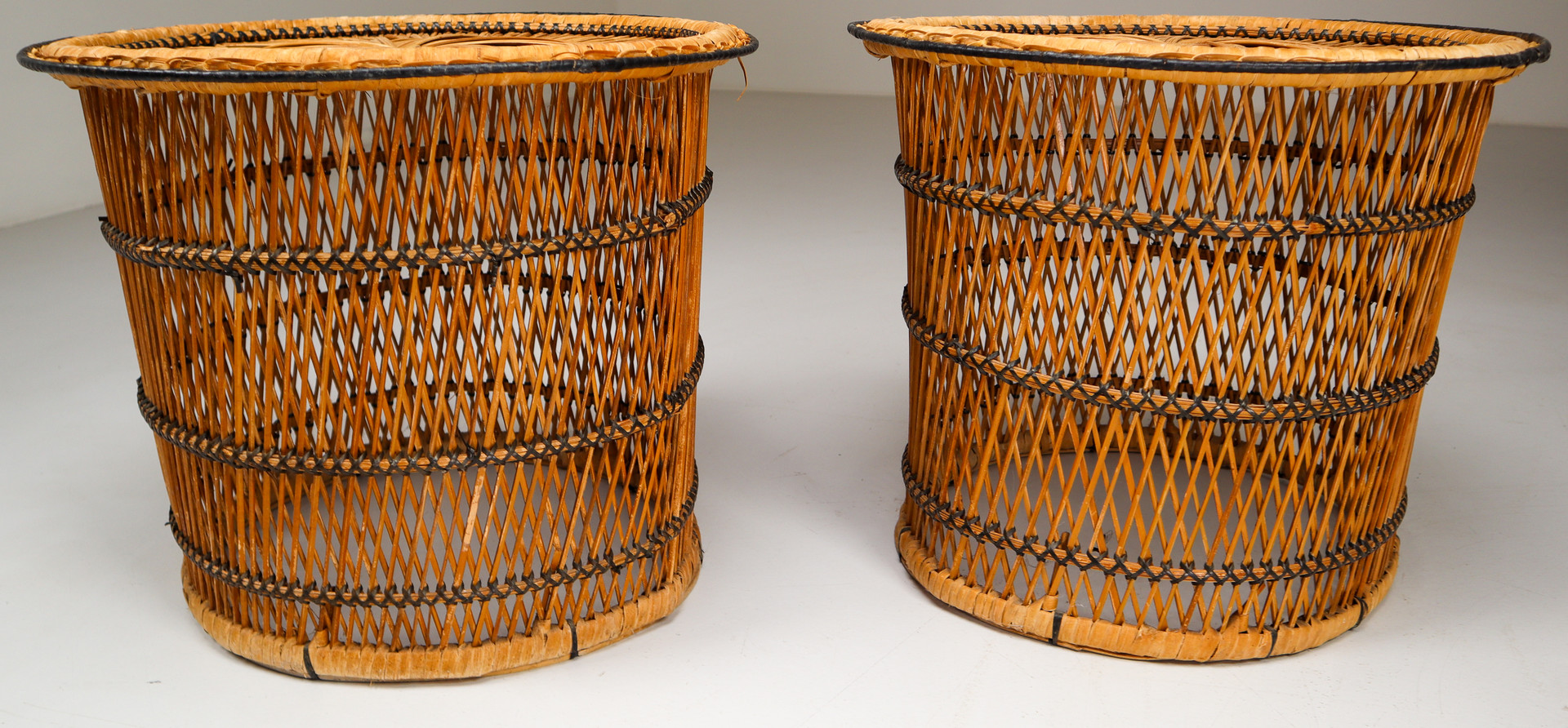 Wicker Garden or Patio stool / tables  Austria Early-20th century