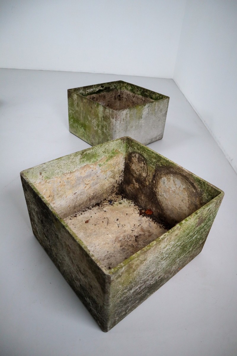 Willy Guhl Square Planters 